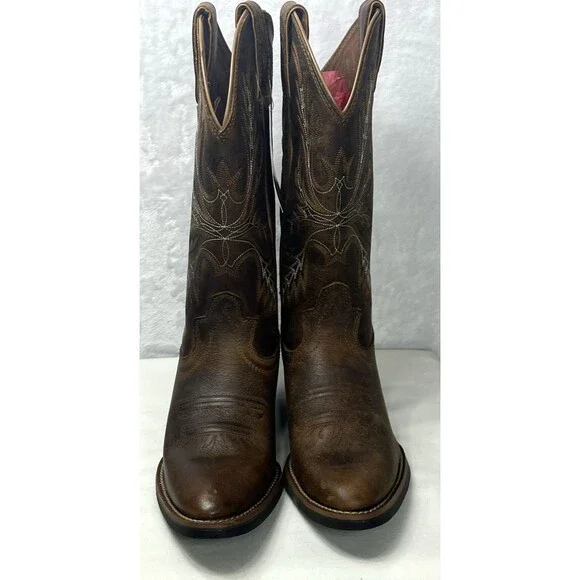 Justin Quinlan Cowboy Boots Cowgirl Brown Size 9B Style SVL2001 NEW (no box) - Picture 6 of 10
